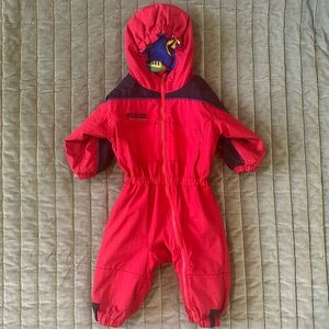 columbia tectonite red snowsuit